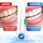 PowerFloss™  Irrigador bucal portátil, Elimina placa y residuos