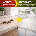 Gel Mata Cucarachas 🪳 listo para usar, rápido y efectivo - Cebo de gel para exteriores e interiores con aplicador de jeringa