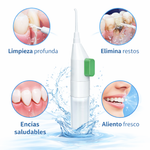 PowerFloss™  Irrigador bucal portátil, Elimina placa y residuos
