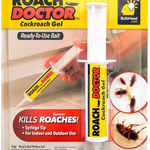 Gel Mata Cucarachas 🪳 listo para usar, rápido y efectivo - Cebo de gel para exteriores e interiores con aplicador de jeringa